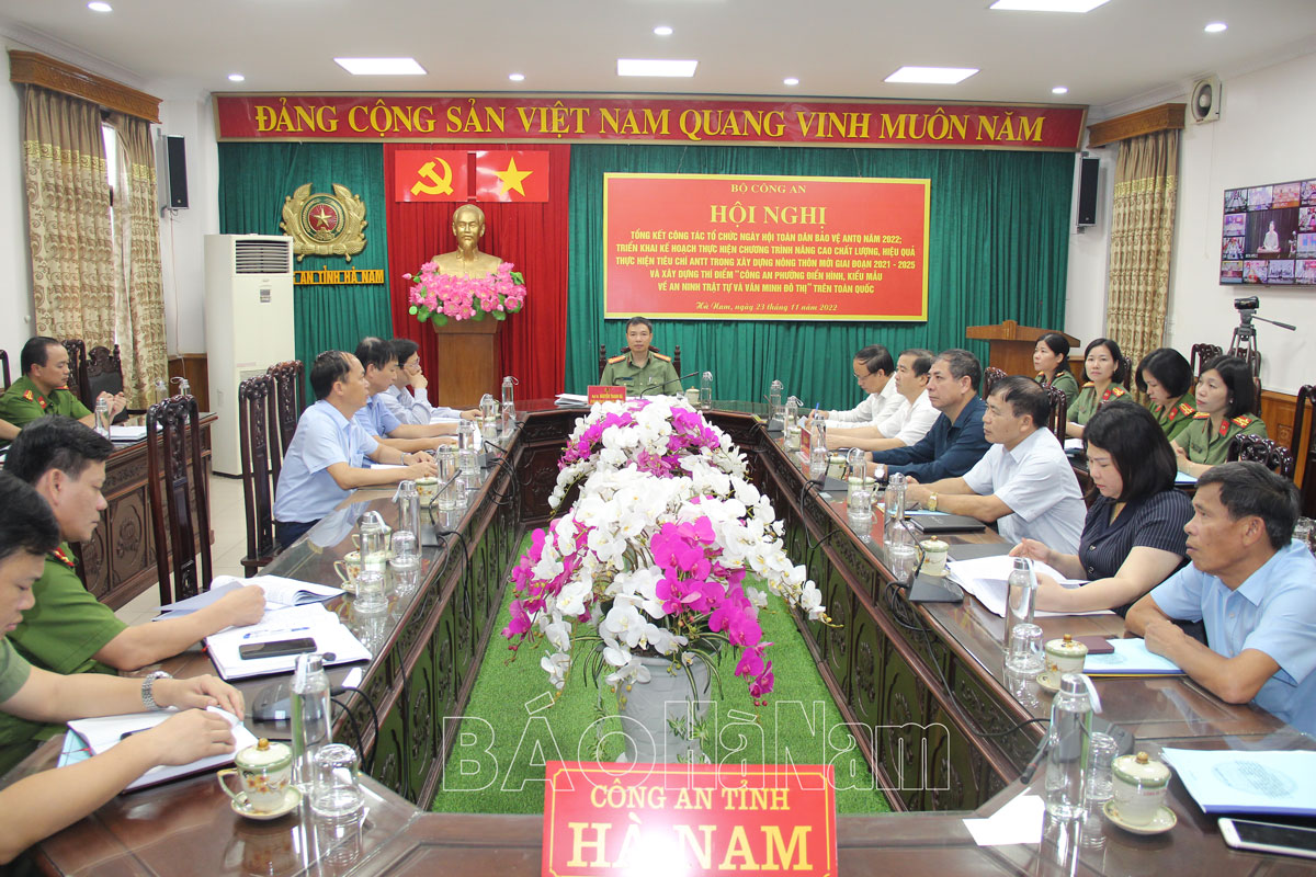 Bộ Công an tổng kết công tác tổ chức Ngày hội toàn dân bảo vệ ANTQ năm 2022