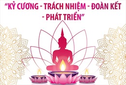 Đại hội đại biểu Phật giáo toàn quốc lần thứ IX: Kỷ cương - Trách nhiệm - Đoàn kết - Phát triển