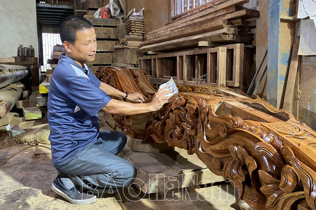 Nghề làm nhà gỗ ở Lý Nhân