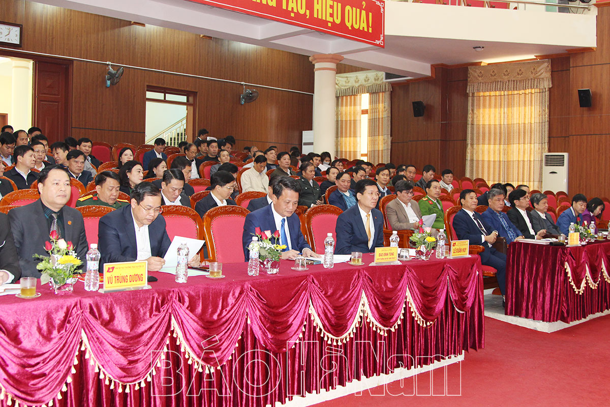 Huyện ủy Bình Lục tổng kết công tác xây dựng Đảng và KTGS năm 2022