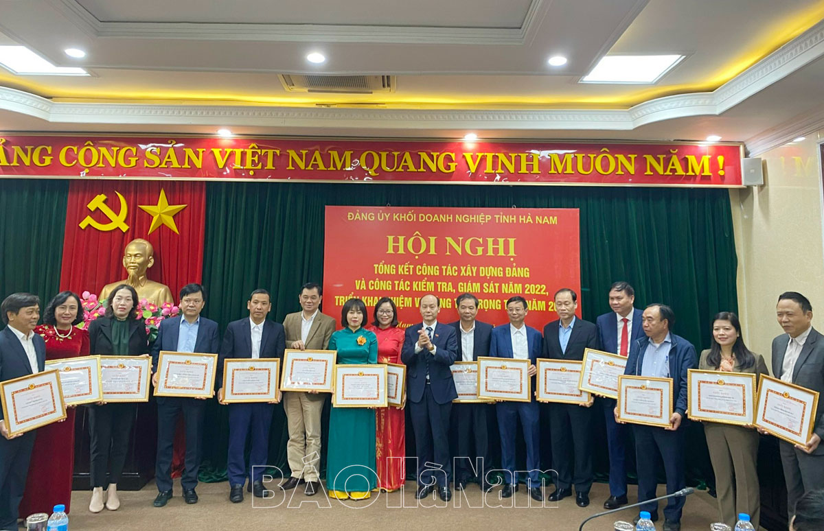 Đảng ủy Khối Doanh nghiệp tỉnh tổng kết công tác xây dựng Đảng và công tác kiểm tra, giám sát năm 2022