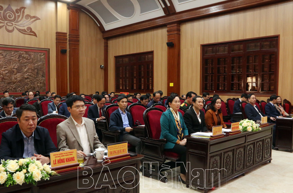 Tỉnh ủy triển khai nhiệm vụ công tác nội chính, cải cách tư pháp và phòng, chống tham nhũng, tiêu cực năm 2023