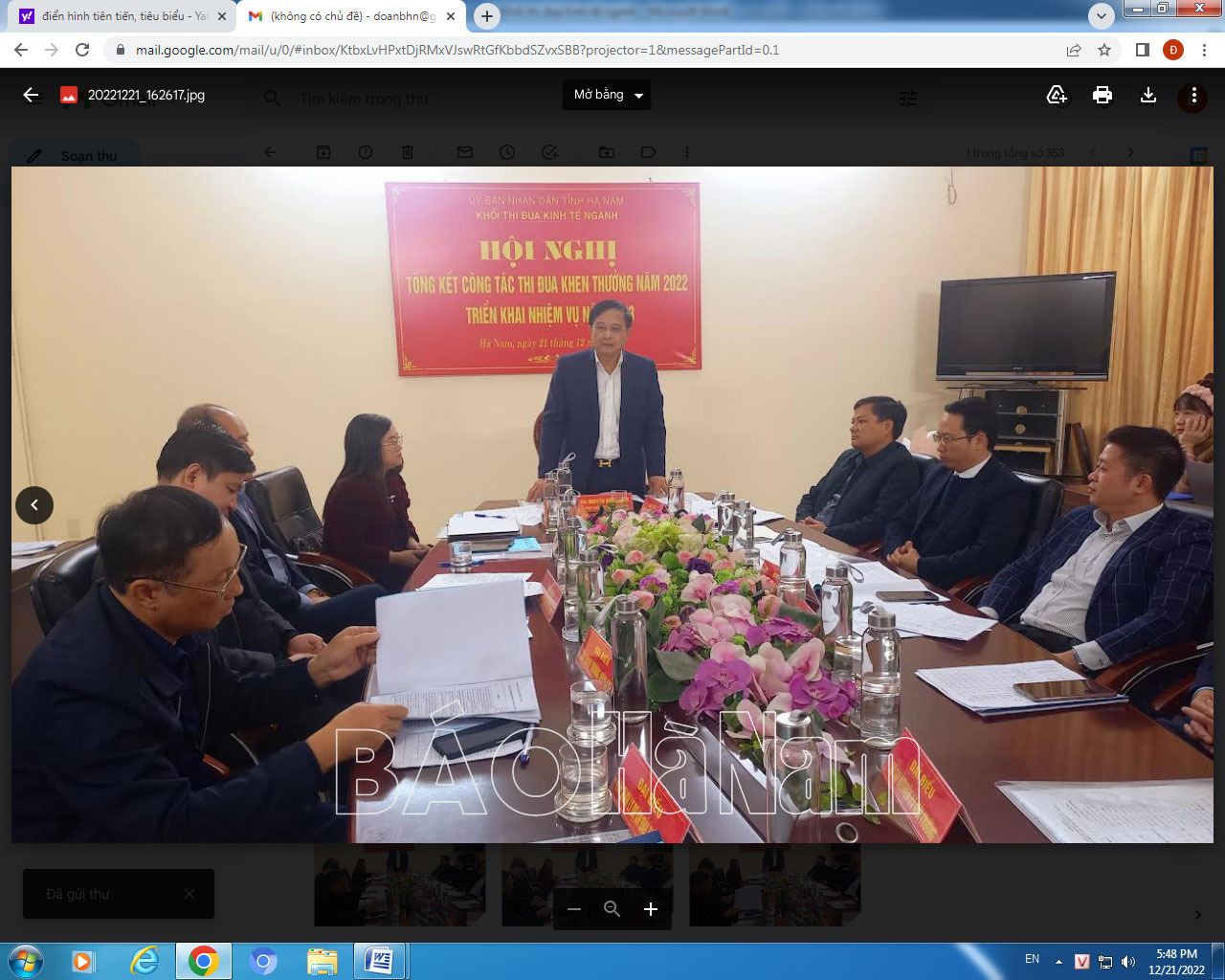 Khối thi đua Kinh tế ngành: Phấn đấu mỗi sở, ngành đều có nhân tố mới, điển hình tiên tiến