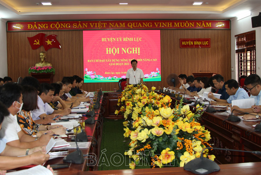 Huy động sự vào cuộc của cả hệ thống chính trị trong xây dựng huyện NTM nâng cao