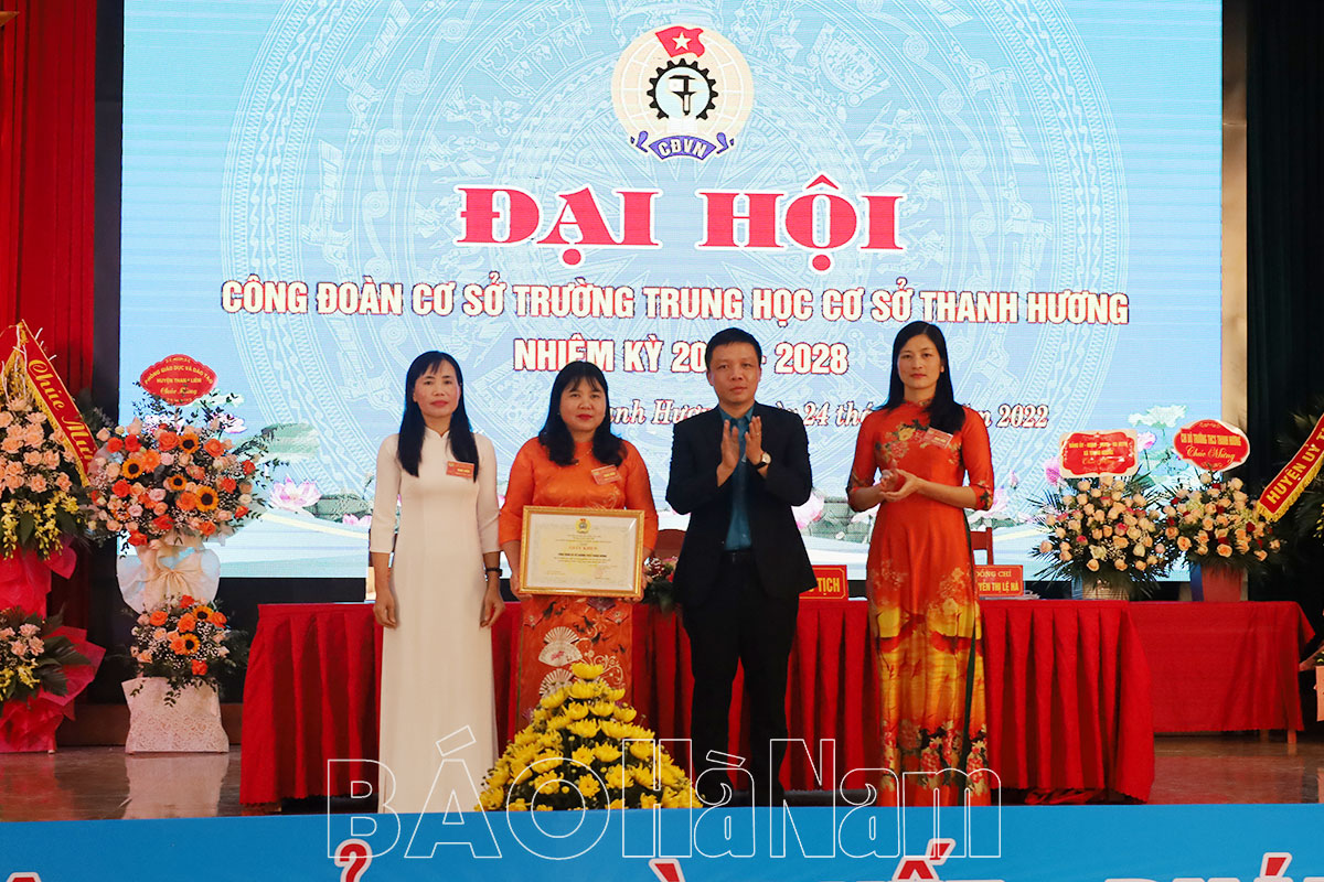 Đại hội CĐCS Trường THCS Thanh Hương nhiệm kỳ 2023-2028