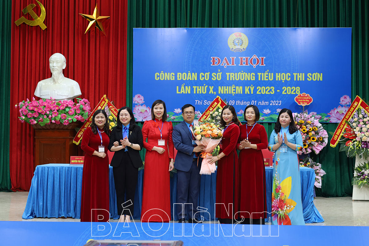 Đại hội Công đoàn cơ sở Trường Tiểu học Thi Sơn nhiệm kỳ 2023-2028