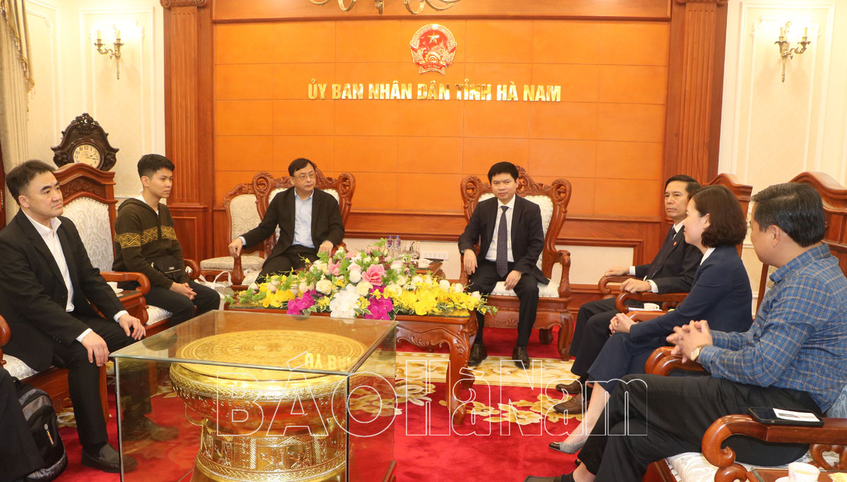 UBND tỉnh tiếp, làm việc với doanh nghiệp Đài Loan khảo sát, xúc tiến đầu tư tại tỉnh