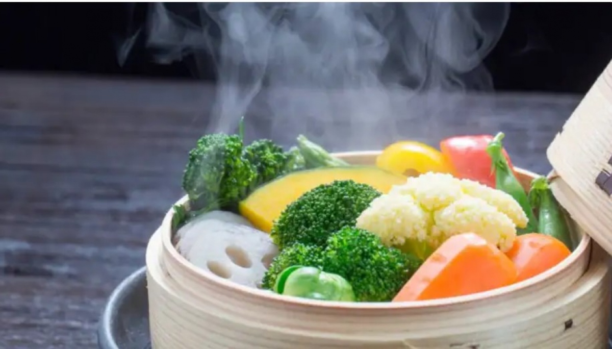 Một số lợi ích của việc hấp rau củ