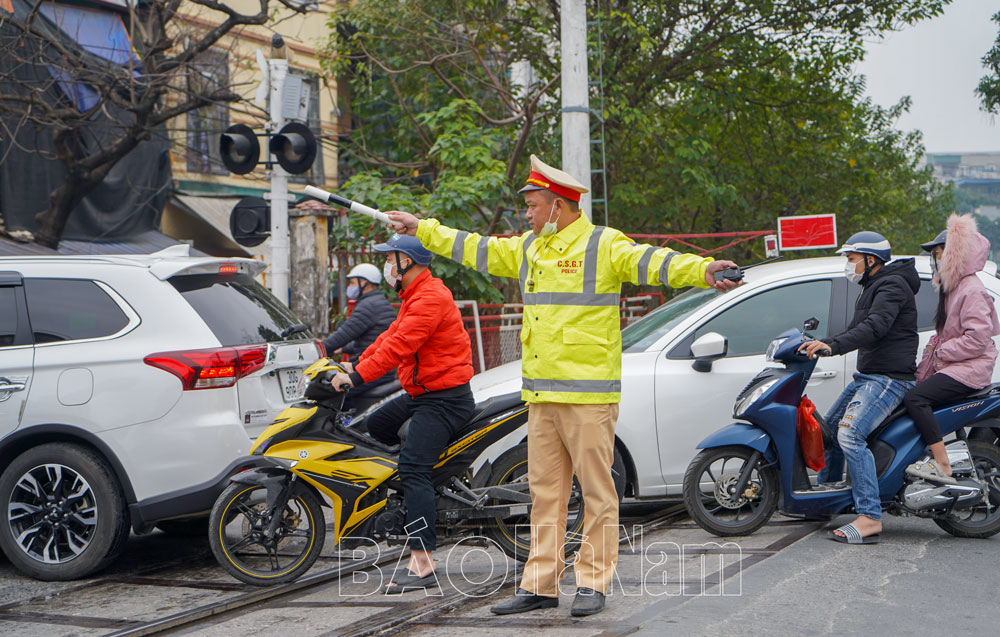 Công an Phủ Lý xử lý 72 trường hợp vi phạm nồng độ cồn dịp Tết