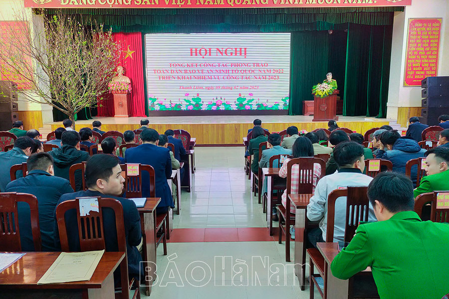 Thanh Liêm tổng kết phong trào toàn dân bảo vệ ANTQ