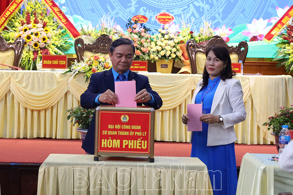 Chủ tịch LĐLĐ Thành phố Cao Xuân Quảng: Phủ Lý sẽ hoàn thành sớm kế hoạch tổ chức Đại hội công đoàn