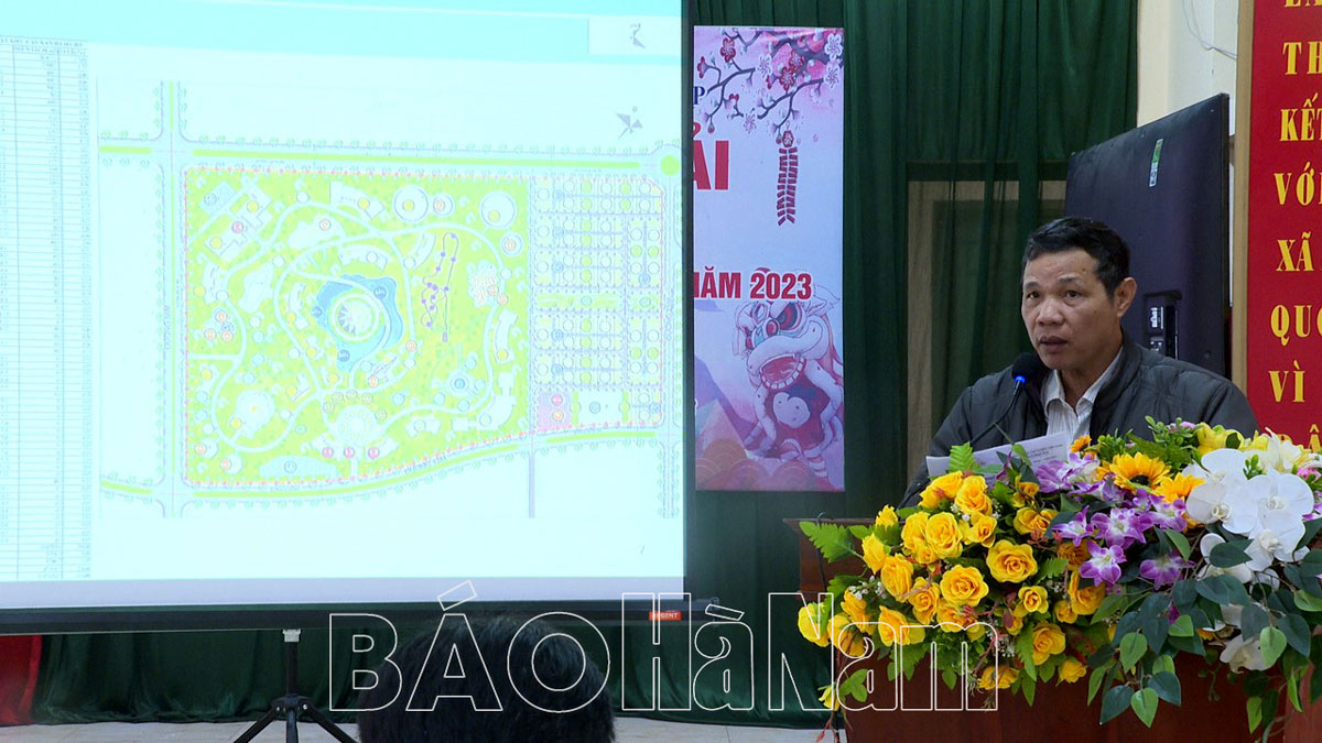 Phủ Lý lấy ý kiến người dân về đồ án Quy hoạch Công viên chủ đề kết hợp nhà ở