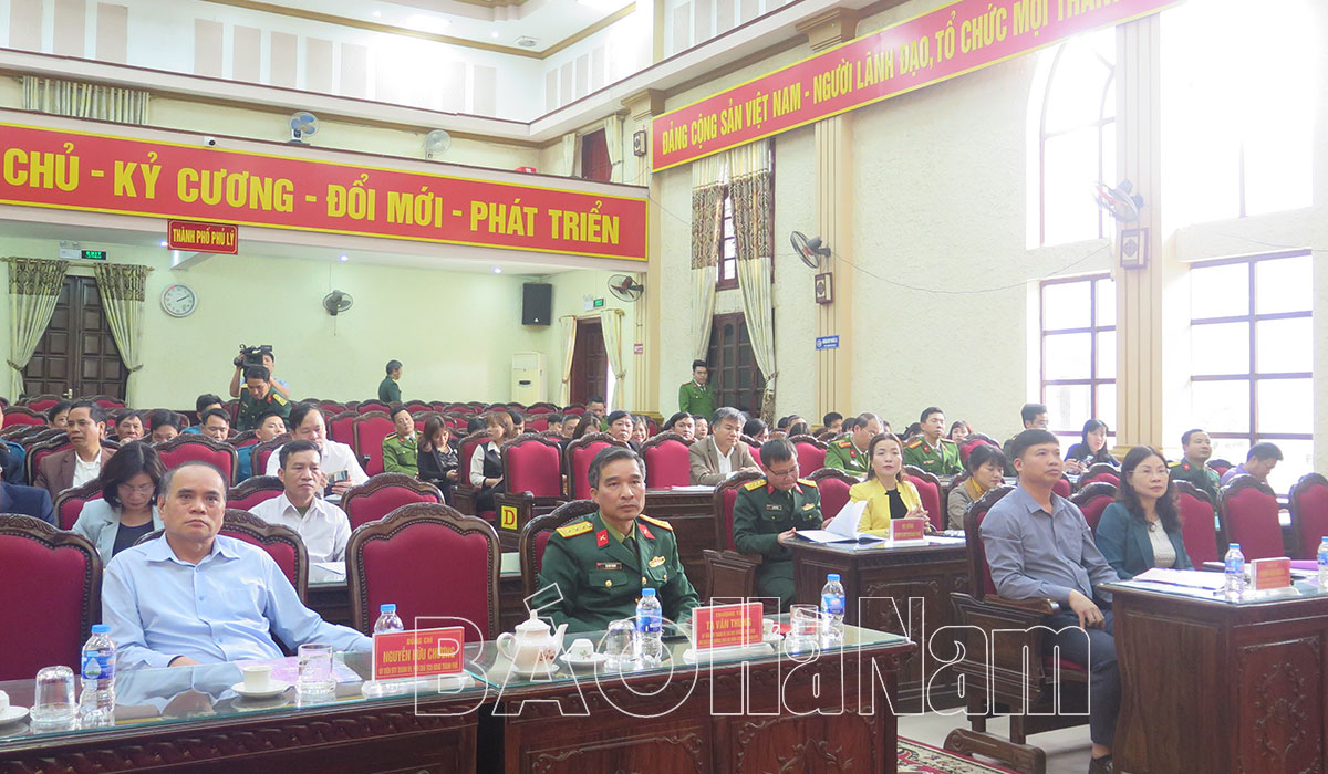 Thành phố Phủ Lý triển khai nhiệm vụ giáo dục QP&AN năm 2023