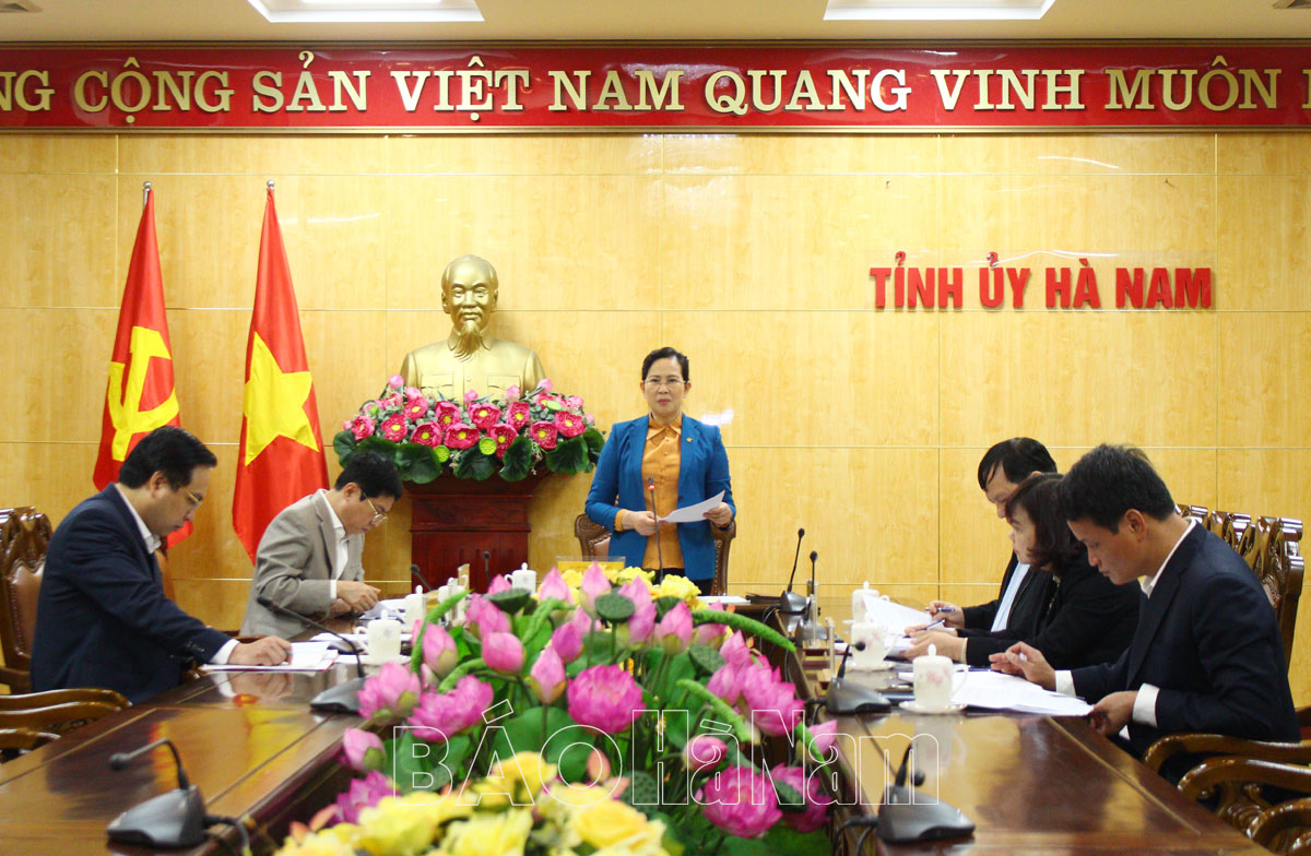 Hội nghị Ban Chỉ đạo chỉ đạo, đôn đốc, kiểm tra việc thực hiện các thông báo, kết luận của Tỉnh uỷ, BTV Tỉnh uỷ, Thường trực Tỉnh uỷ đối với các dự án đầu tư trên địa bàn tỉnh