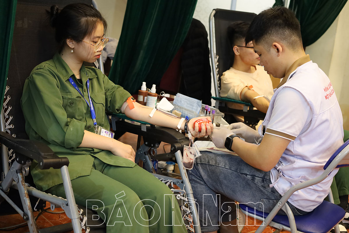 Sinh viên Trường Đại học Thương mại (cơ sở Hà Nam) hưởng ứng Lễ hội Xuân hồng