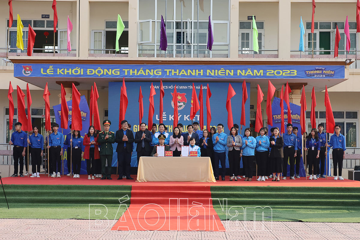 Tỉnh đoàn Hà Nam khởi động Tháng Thanh niên năm 2023