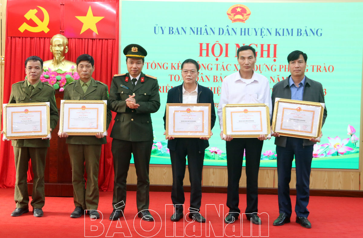 Kim Bảng triển khai công tác xây dựng phong trào Toàn dân bảo vệ an ninh Tổ quốc năm 2023