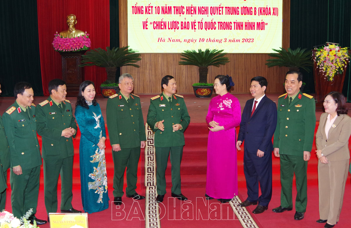Tỉnh ủy Hà Nam tổng kết 10 năm thực hiện Nghị quyết Trung ương 8 (khóa XI) về “Chiến lược bảo vệ Tổ quốc trong tình hình mới”
