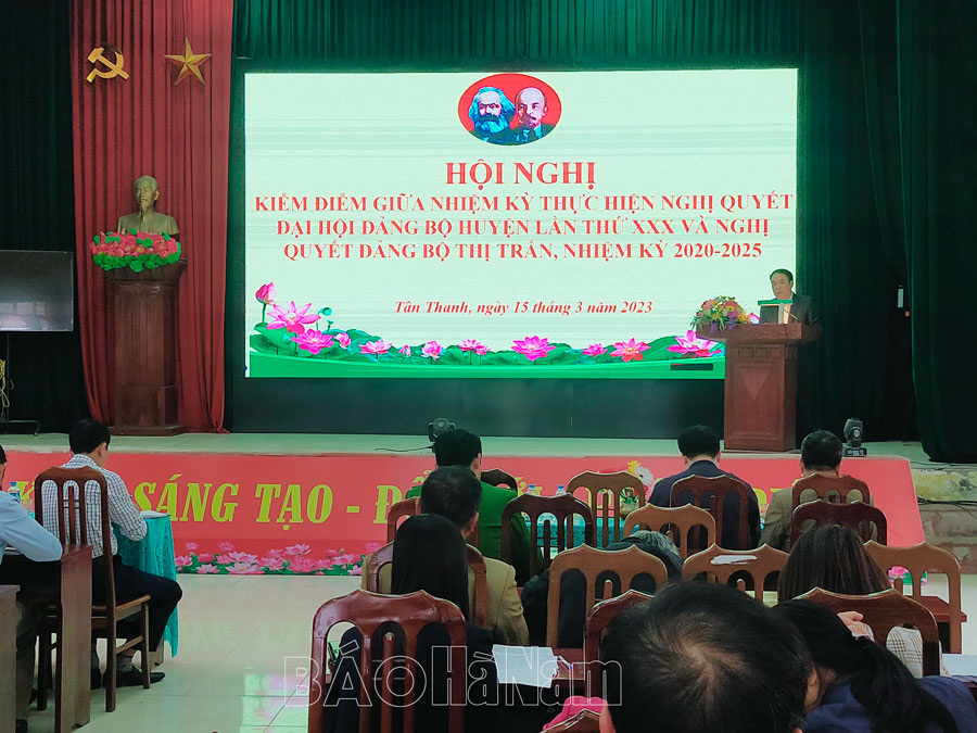 Thanh Liêm: 16/16 xã, thị trấn hoàn thành kiểm điểm giữa nhiệm kỳ Đại hội Đảng