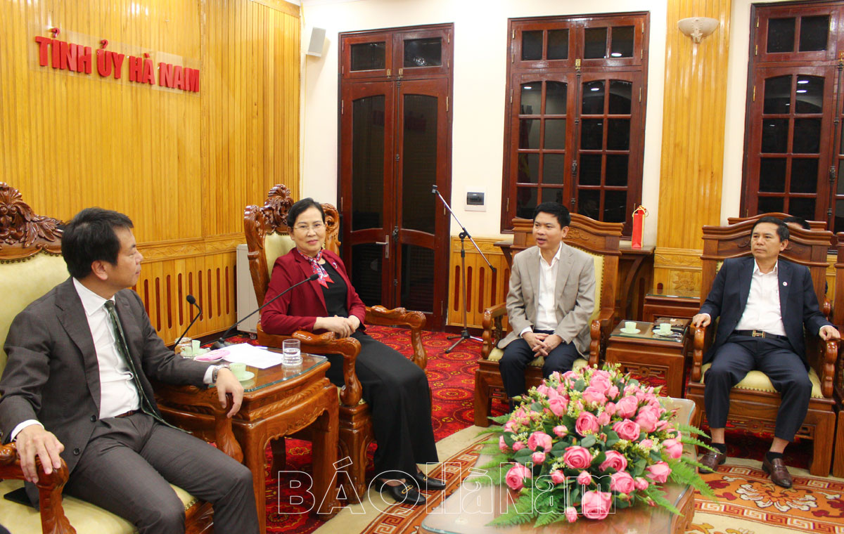 Thường trực Tỉnh ủy tiếp Tổng Giám đốc Công ty Honda Việt Nam