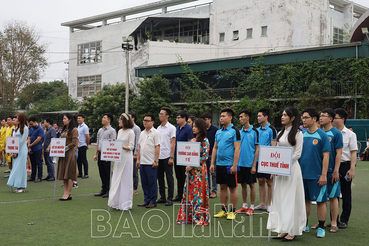 Khai mạc Giải bóng đá Đoàn Khối các cơ quan tỉnh Hà Nam lần thứ XII năm 2023