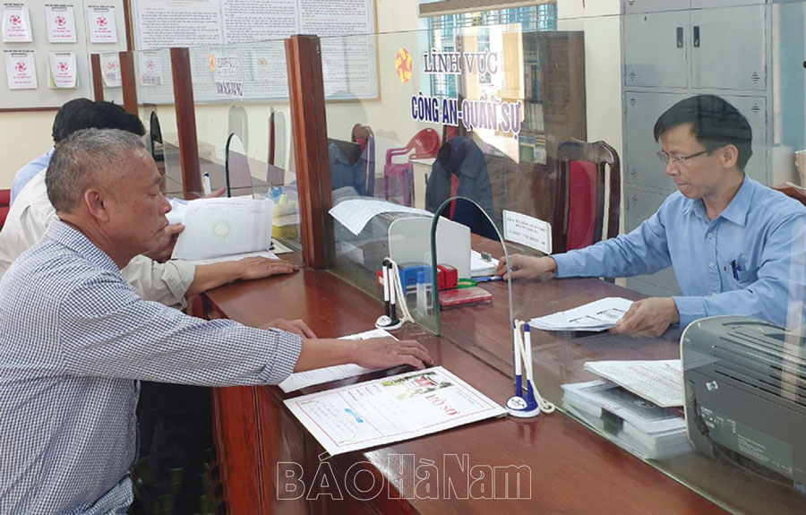 Vũ Bản nỗ lực cải cách hành chính