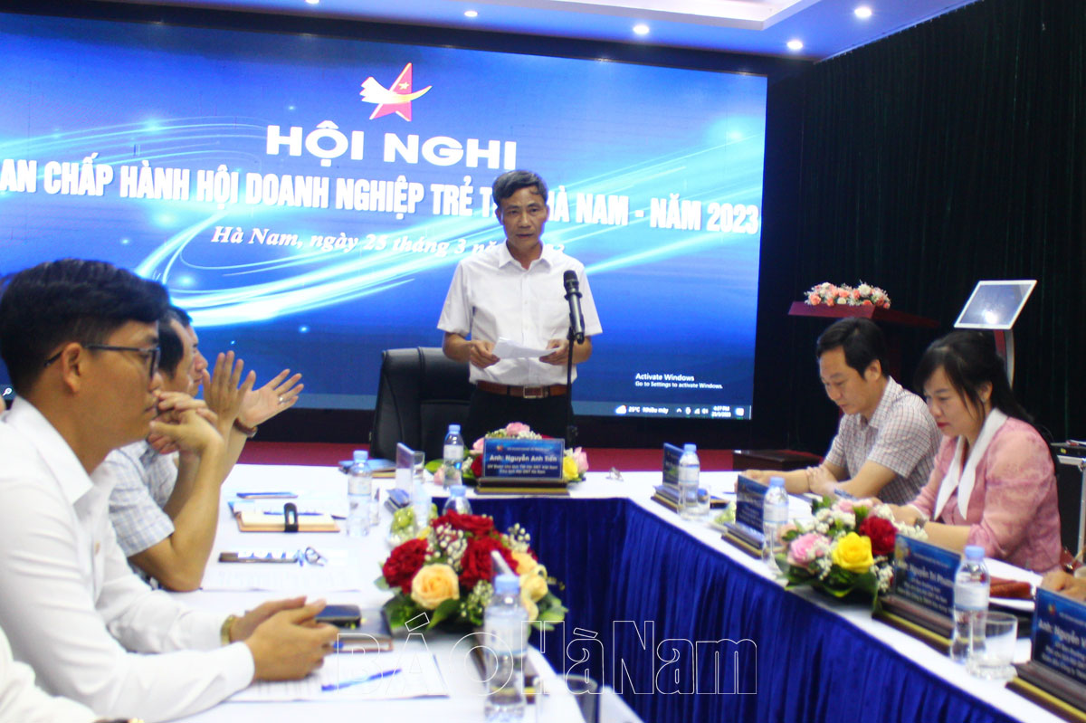 Hội Doanh nghiệp trẻ triển khai nhiệm vụ năm 2023