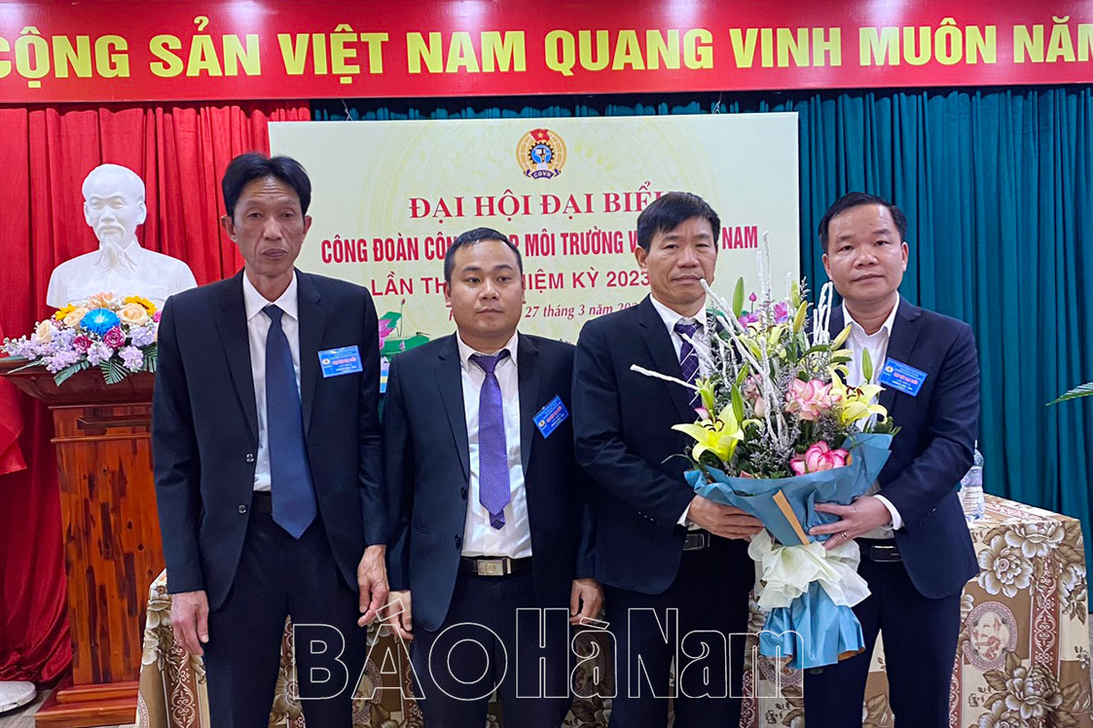 Công ty CP Môi trường và Công trình đô thị Hà Nam tổ chức Đại hội công đoàn nhiệm kỳ 2023-2028