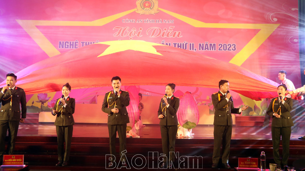 Hội diễn nghệ thuật quần chúng Công an Hà Nam lần thứ II, năm 2023