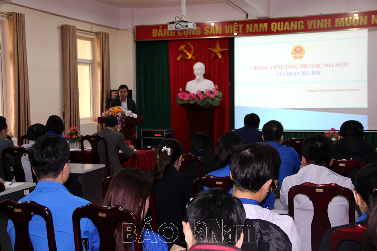 Đoàn Khối các cơ quan tỉnh tổ chức hội nghị tuyên truyền cải cách hành chính