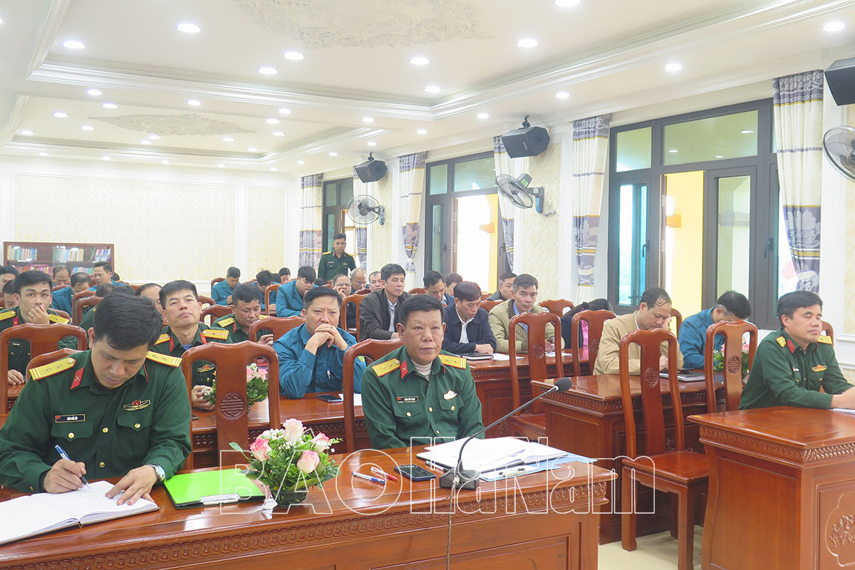 Ban CHQS huyện Kim Bảng đánh giá công tác giáo dục chính trị tại đơn vị