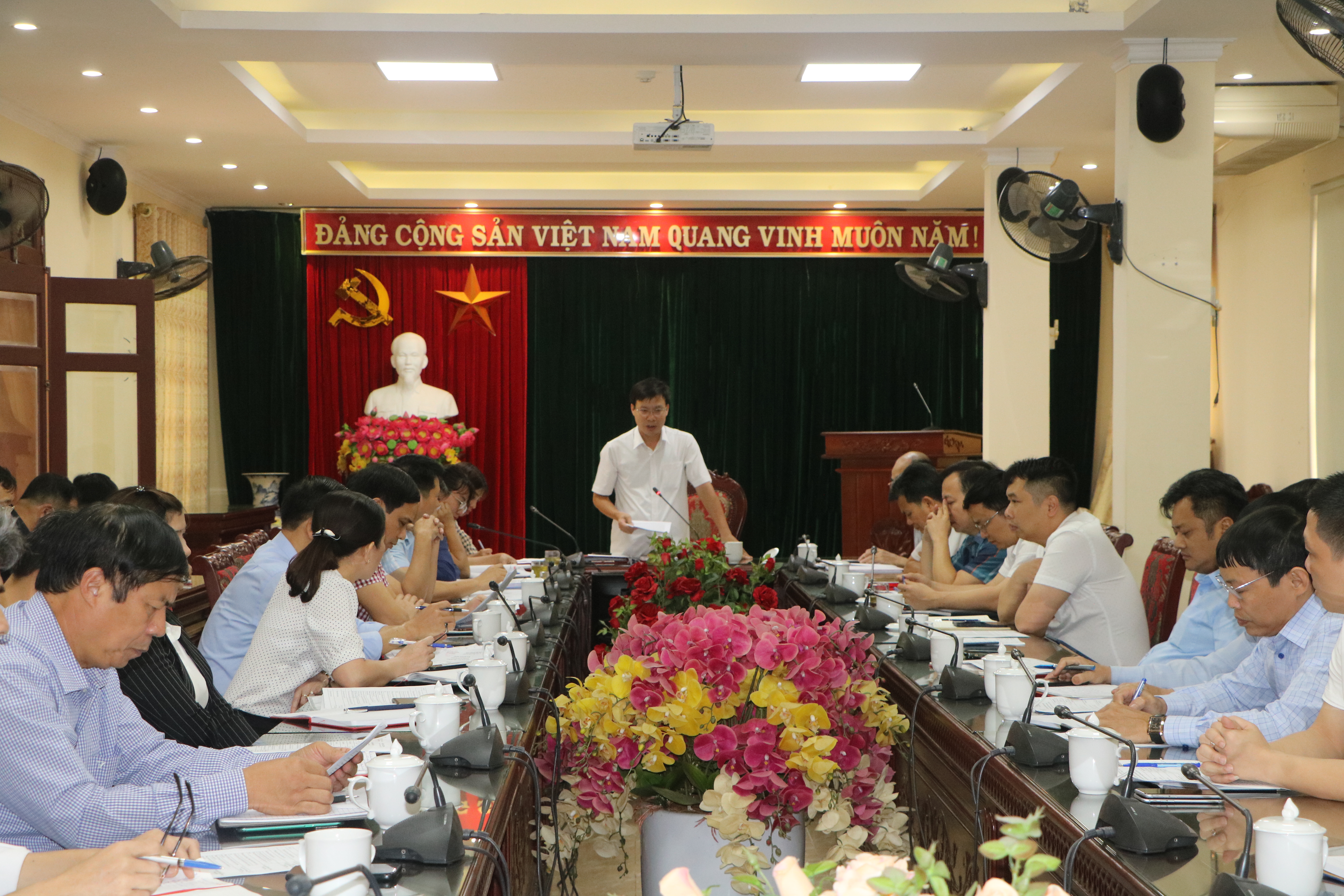 Ban Tổ chức Huyện ủy Thanh Liêm giao ban công tác quý I và sinh hoạt chi bộ chuyên đề