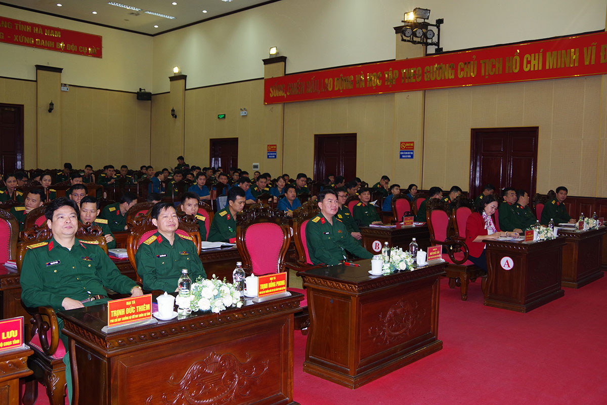 Bộ CHQS tỉnh khai mạc hội thi cán bộ giảng dạy chính trị trong lực lượng vũ trang