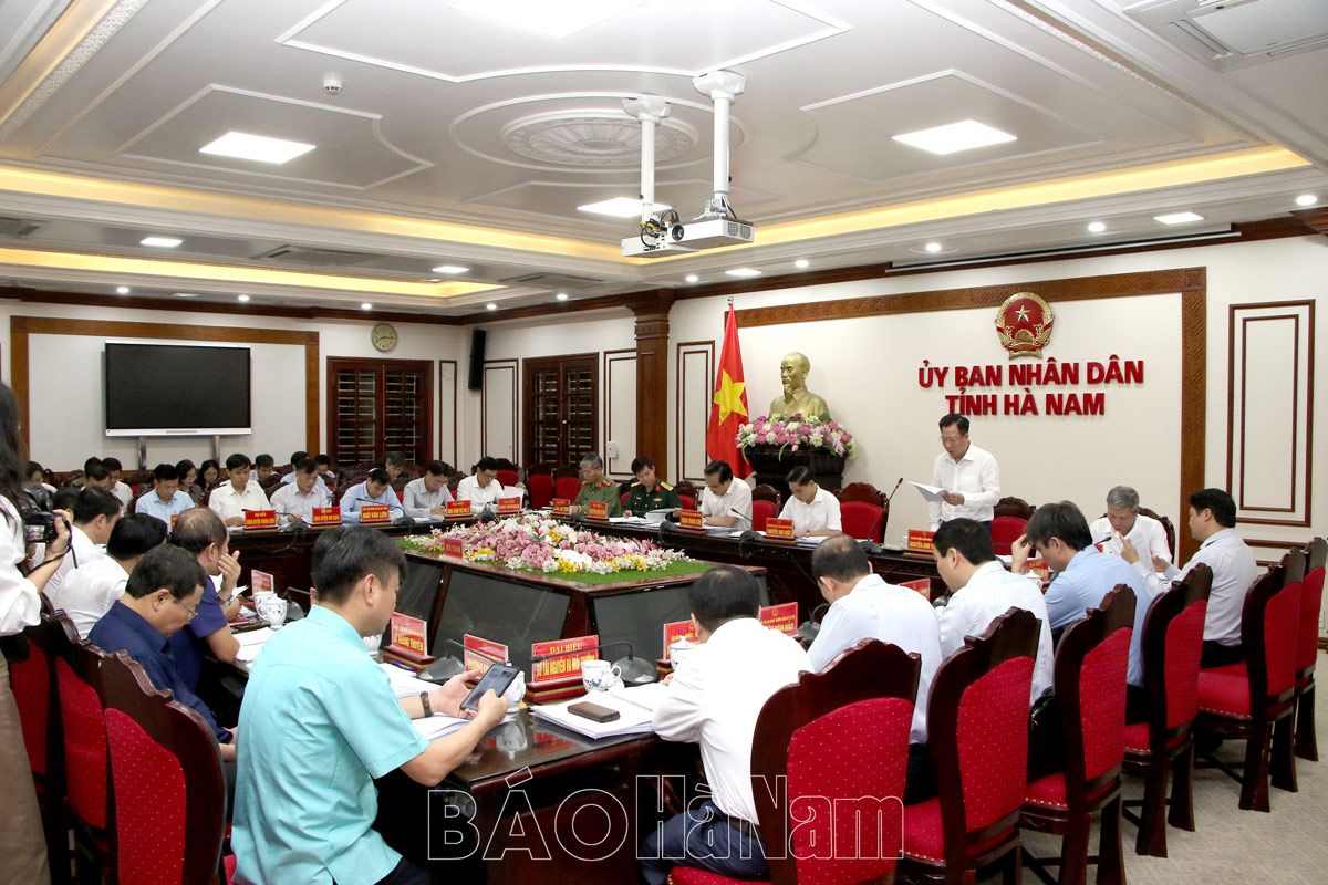 UBND tỉnh thảo luận các nội dung trình tại kỳ họp chuyên đề HĐND tỉnh