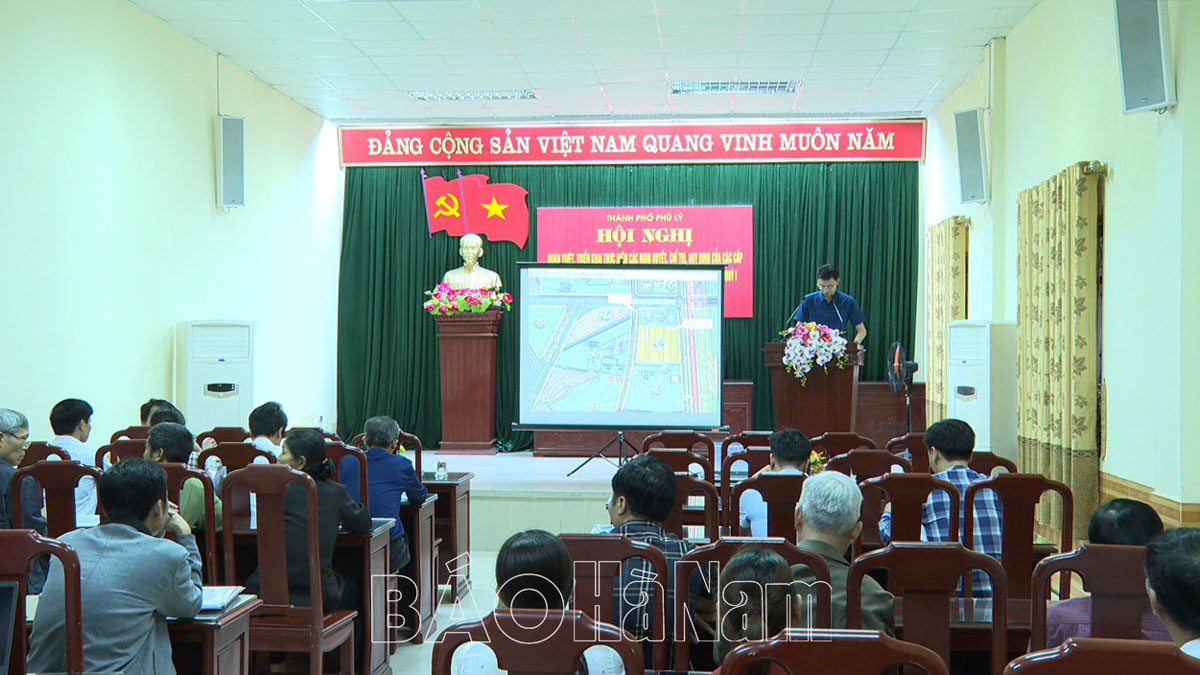 Phủ Lý lấy ý kiến về quy hoạch khu dân cư khu vực nút giao đường 68m với đường Lê Đức Thọ