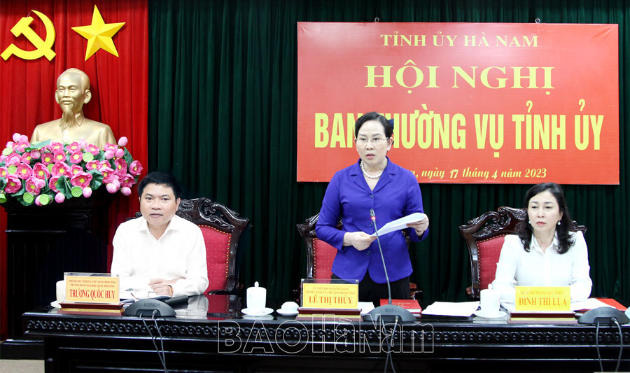 BTV Tỉnh ủy thảo luận, cho ý kiến, chủ trương các nội dung theo thẩm quyền