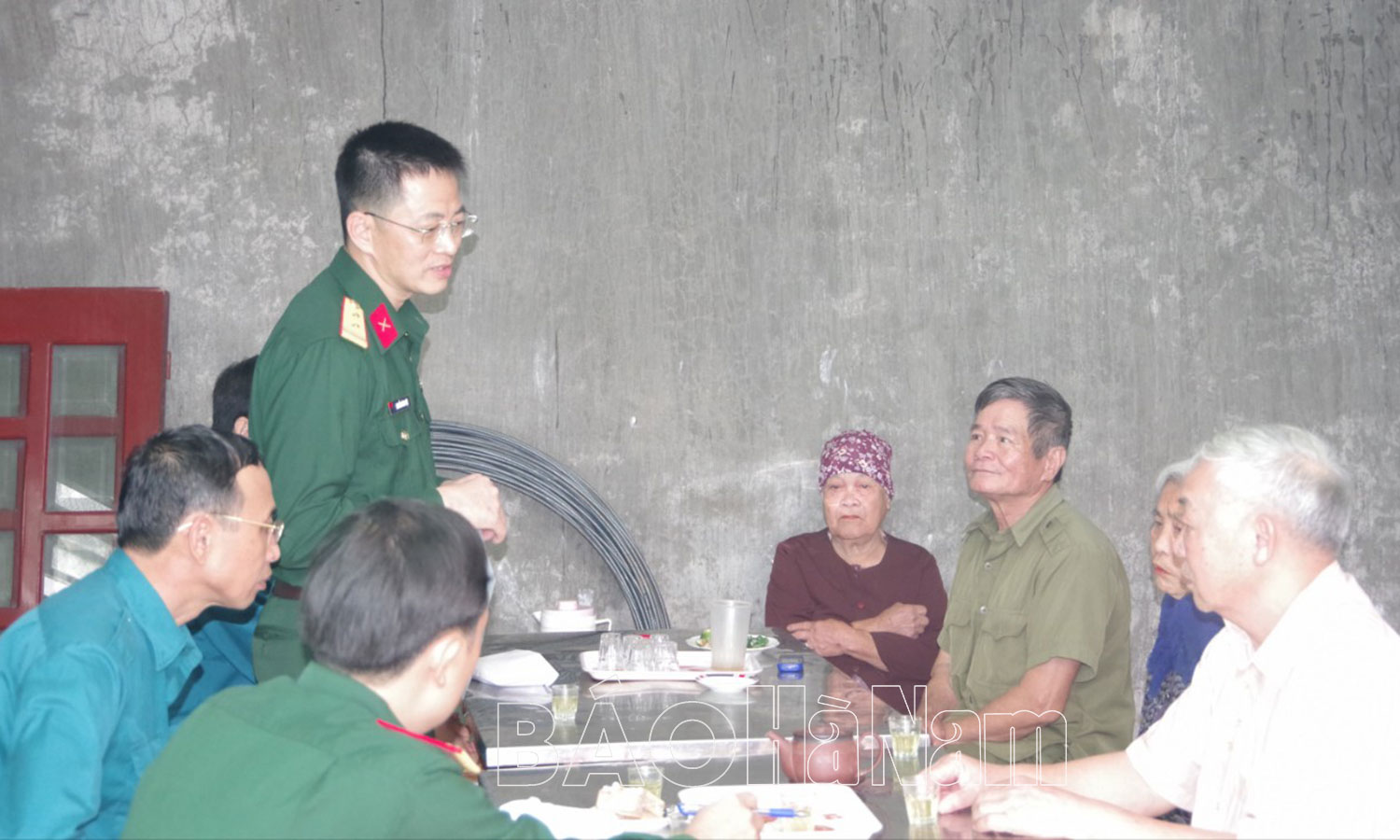 Ban CHQS huyện Lý Nhân phối hợp trao 160 triệu đồng hỗ trợ xây dựng nhà tình nghĩa