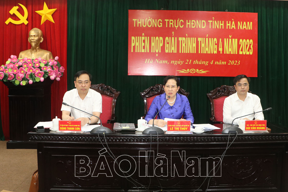Thường trực HĐND tỉnh tổ chức phiên họp thường kỳ tháng 4/2023