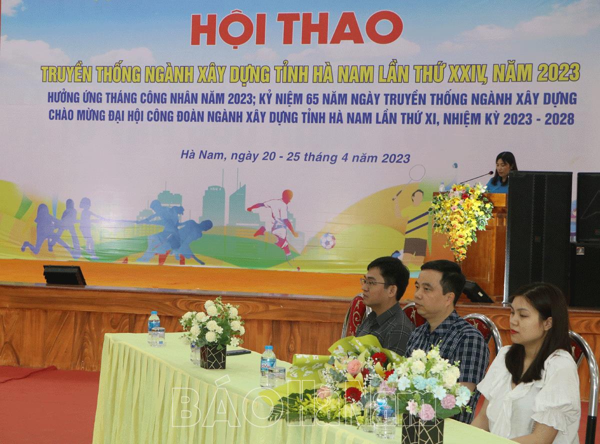 Hội thao truyền thống ngành Xây dựng tỉnh lần thứ XXIV