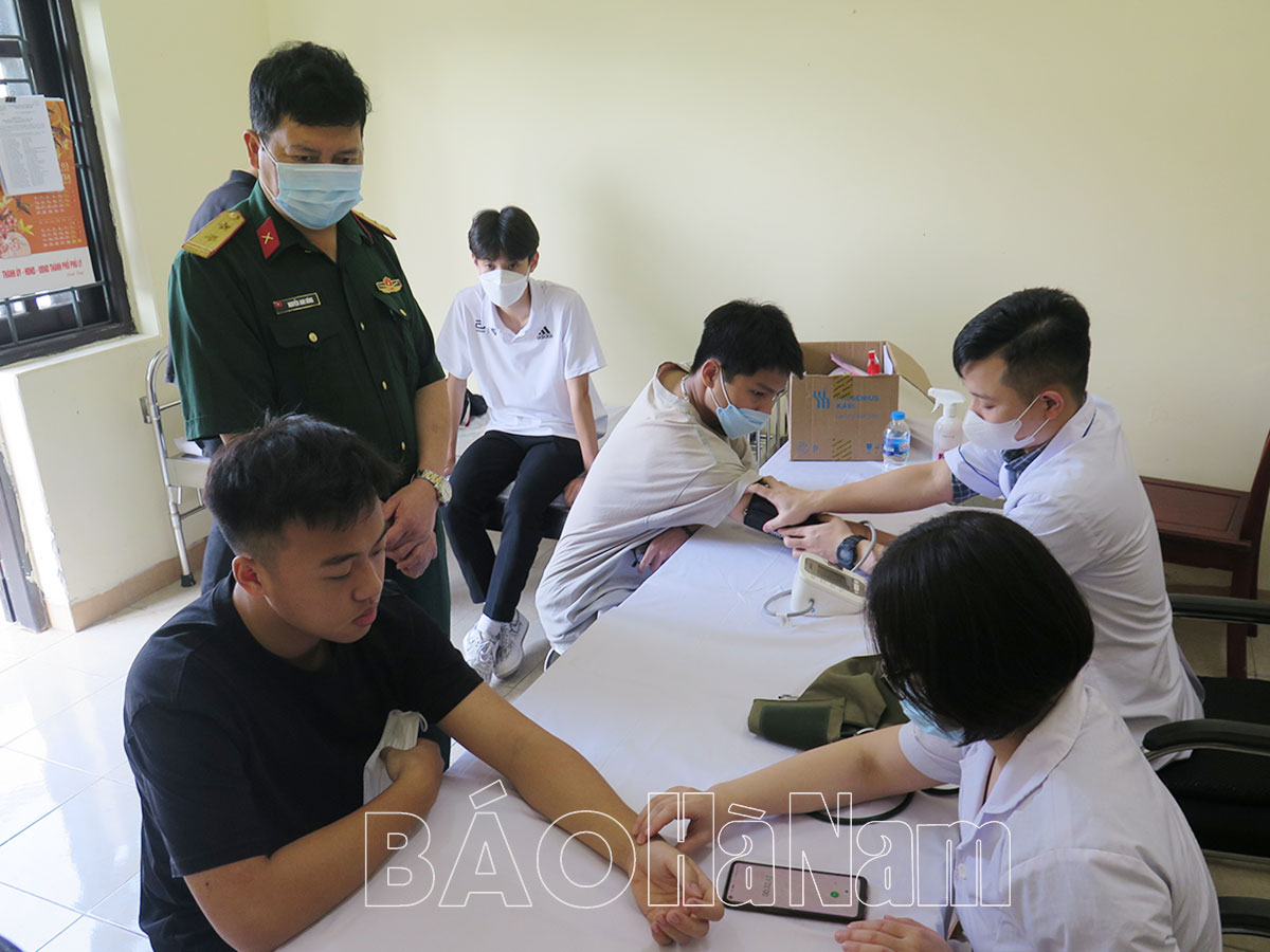 Toàn tỉnh có gần 220 thí sinh khám sơ tuyển sức khoẻ tuyển sinh quân sự
