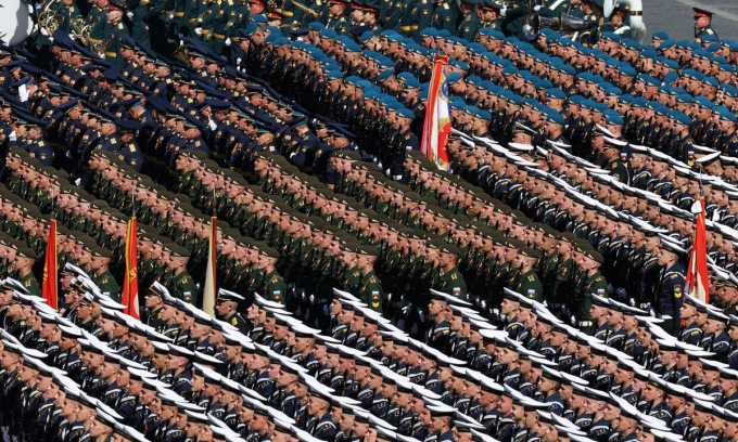 Hơn 10.000 binh sĩ Nga Duyệt binh Chiến thắng