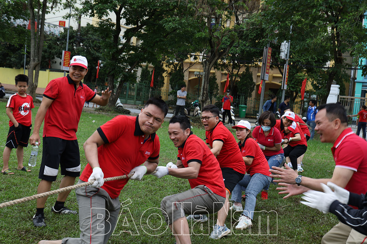 Bình Lục tổ chức Lễ phát động Toàn dân rèn luyện thân thể theo gương Bác Hồ vĩ đại