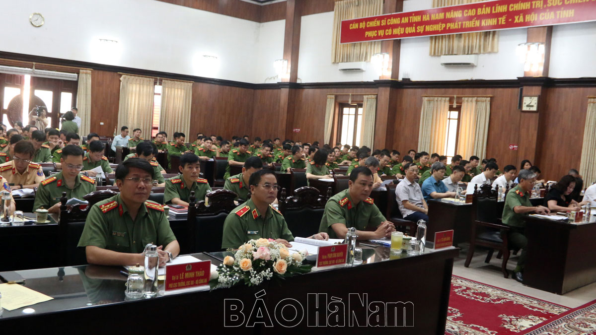 Công an tỉnh tổ chức hội nghị chuyên đề về 5 Dự án Luật do Bộ Công an chủ trì soạn thảo trình Quốc hội khóa XV