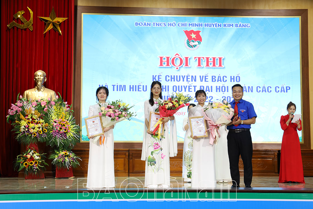 Huyện đoàn Kim Bảng tổ chức Hội thi Kể chuyện về Bác Hồ