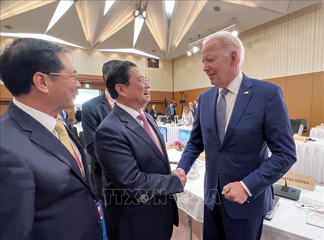 Thủ tướng Phạm Minh Chính gặp Tổng thống Hoa Kỳ Joe Biden