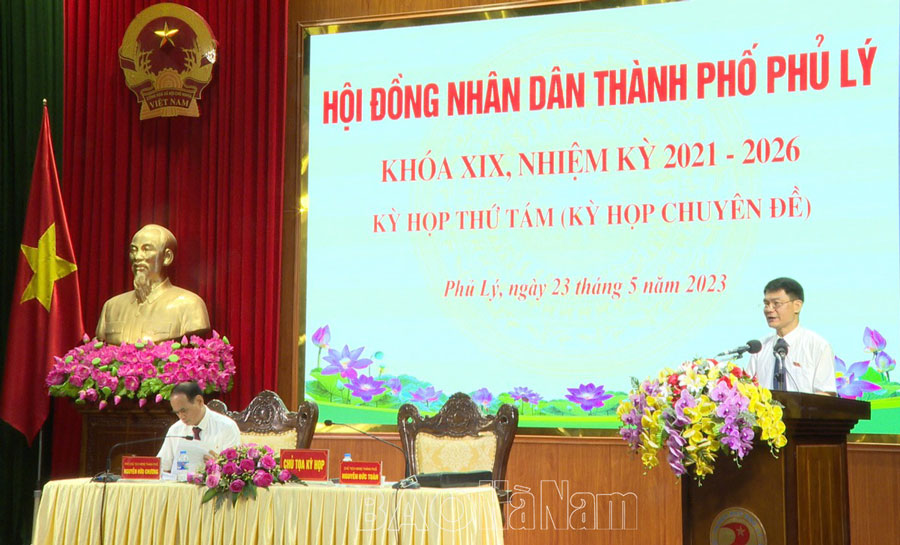 HĐND thành phố Phủ Lý tổ chức kỳ họp chuyên đề