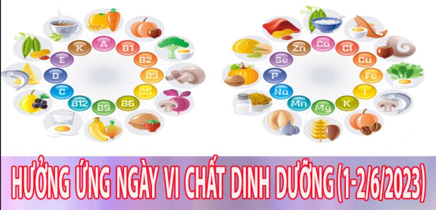 Hưởng ứng Ngày vi chất dinh dưỡng (1-2/6/2023)