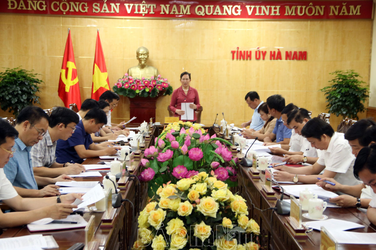 Ban Chỉ đạo 332 tỉnh đôn đốc đẩy nhanh tiến độ thực hiện các dự án đầu tư trên địa bàn