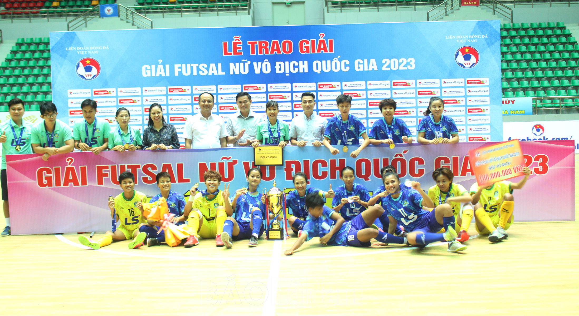 Thua Thái Sơn Nam ở trận chung kết, đội Phong Phú Hà Nam lần thứ 2 về nhì giải Futsal nữ vô địch quốc gia 2023