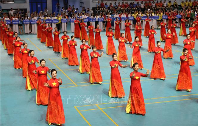 Khai mạc Hội thi dân vũ và thể dục thể thao phụ nữ toàn quốc năm 2023